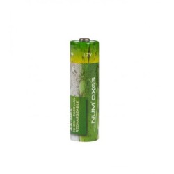 Blister de 4 piles rechargeables Num'axes AA Ni-MH - 1,2 V - 2600 mAh Blister de 4 piles rechargeables Num'axes AA Ni-MH - 1,2 V - 2600 mAh