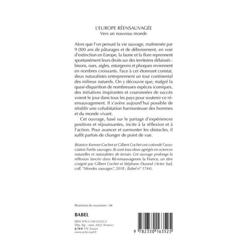 L'Europe réensauvagée - Vers un nouveau monde - Edition 2022 L'Europe réensauvagée - Vers un nouveau monde - Edition 2022