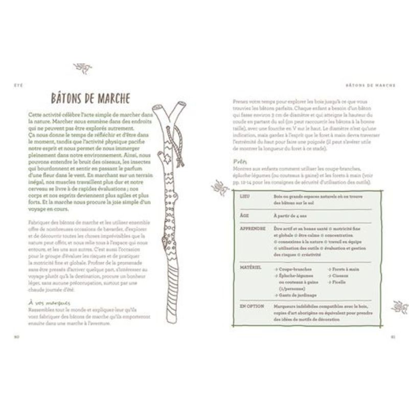 Une année à l'école de la forêt - Jouer en plein air & apprendre en s'amusant à chaque saison Une année à l'école de la forêt - Jouer en plein air & apprendre en s'amusant à chaque saison