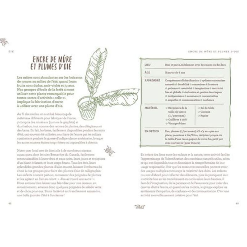 Une année à l'école de la forêt - Jouer en plein air & apprendre en s'amusant à chaque saison Une année à l'école de la forêt - Jouer en plein air & apprendre en s'amusant à chaque saison