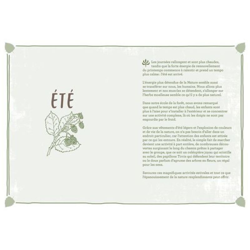 Une année à l'école de la forêt - Jouer en plein air & apprendre en s'amusant à chaque saison Une année à l'école de la forêt - Jouer en plein air & apprendre en s'amusant à chaque saison