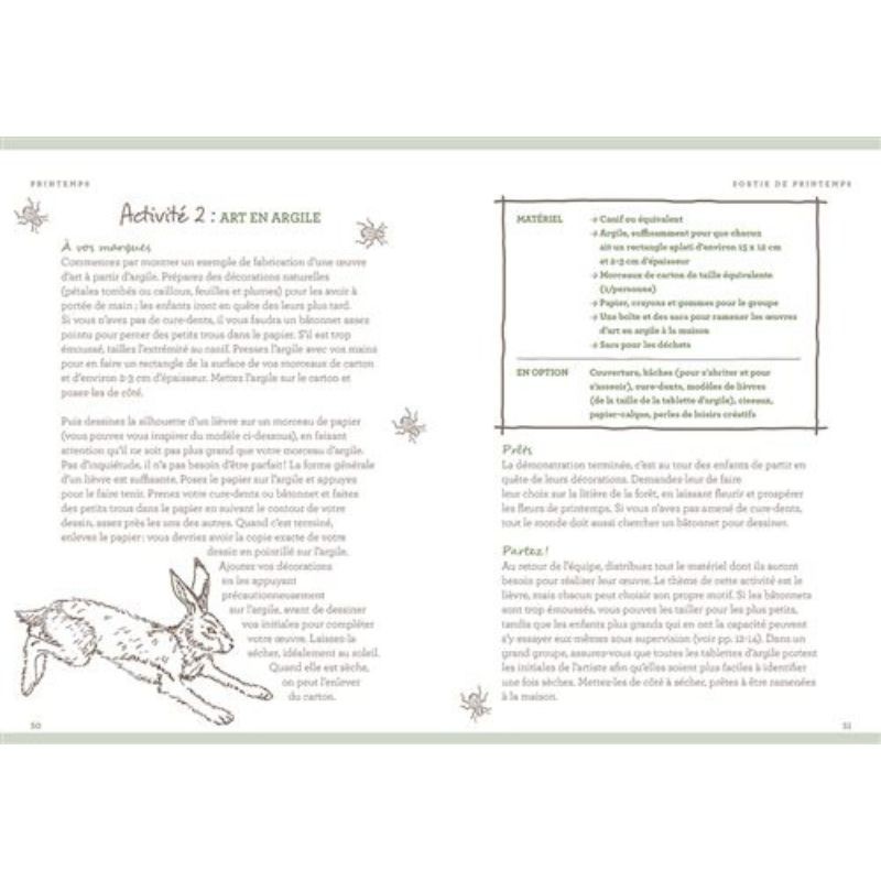 Une année à l'école de la forêt - Jouer en plein air & apprendre en s'amusant à chaque saison Une année à l'école de la forêt - Jouer en plein air & apprendre en s'amusant à chaque saison