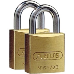 Cadenas laiton Abus 65/20 - lot de 2