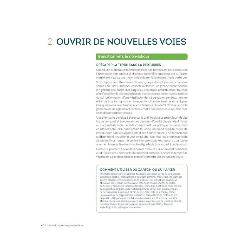Le maraîchage écologique sans labour - Mieux produire grâce à un sol vivant