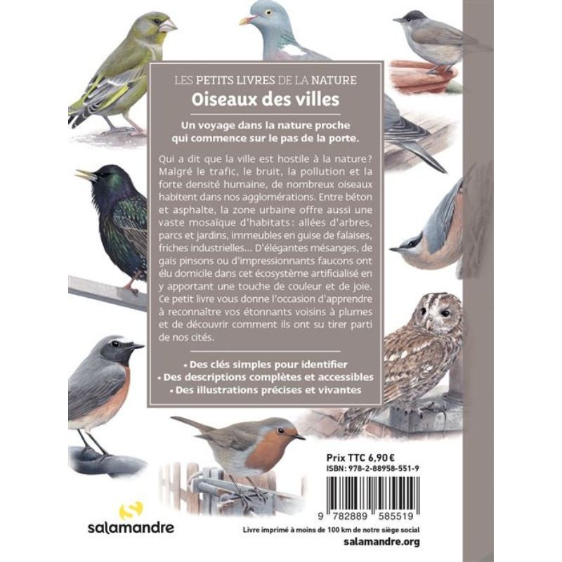 Oiseaux des villes - Les petits livres de la nature Oiseaux des villes - Les petits livres de la nature
