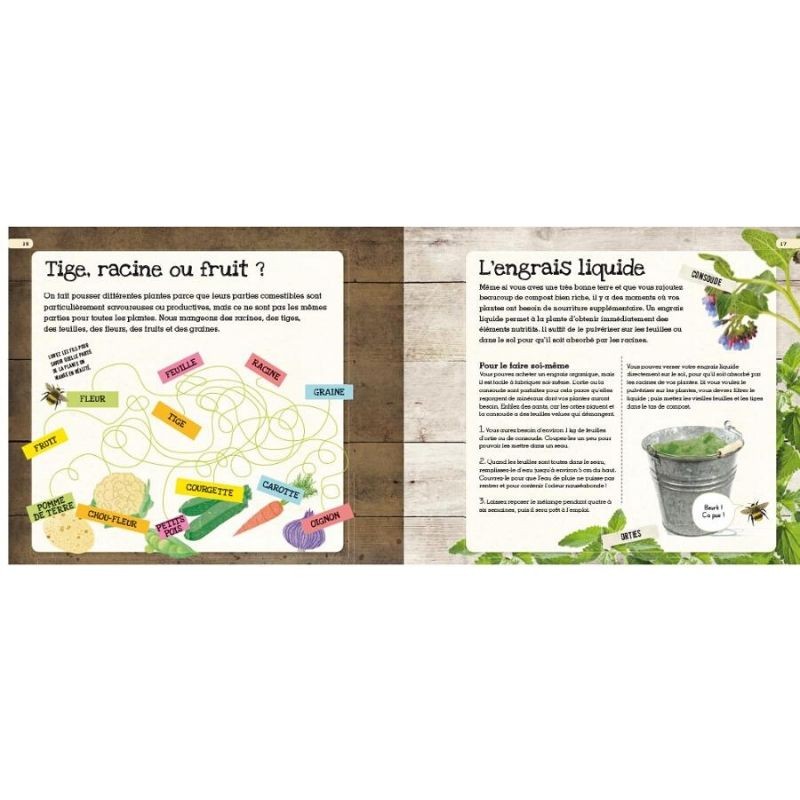 On jardine avec les enfants ! - Le guide familial pour faire pousser ses fruits & légumes en s'amusant !