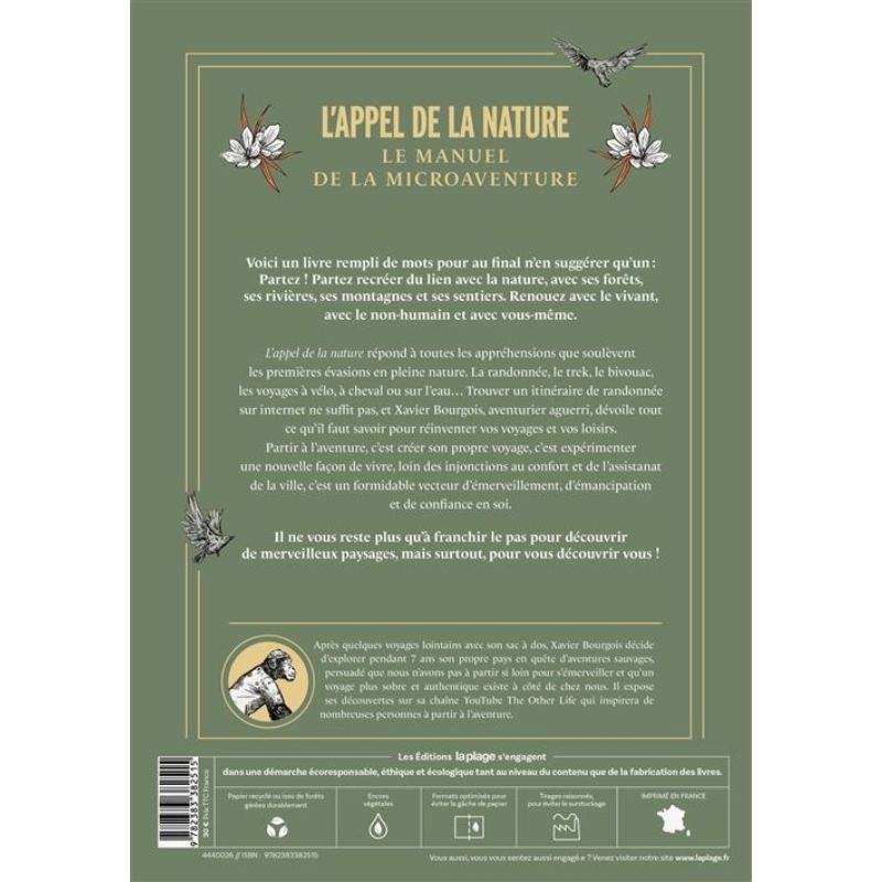 L'appel de la nature - Le manuel de la micro aventure L'appel de la nature - Le manuel de la micro aventure