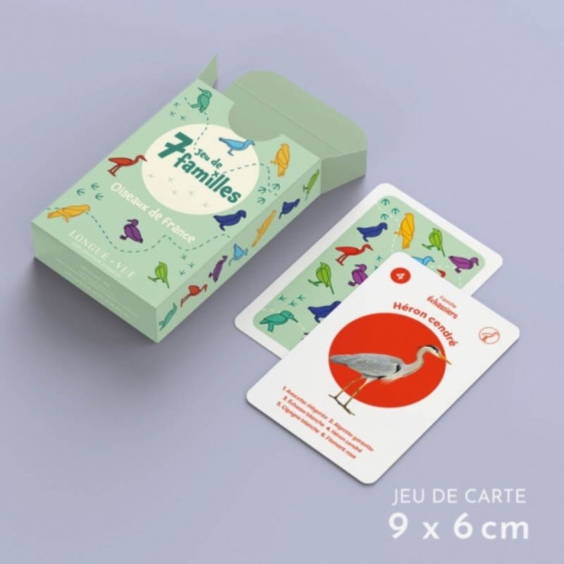 Jeu de 7 familles - Oiseaux de France Jeu de 7 familles - Oiseaux de France