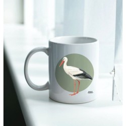 Mug Cigogne blanche