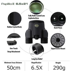 Pentax UP 6,5x21 PAPILIO II - Jumelles Pentax UP 6,5x21 PAPILIO II - Jumelles