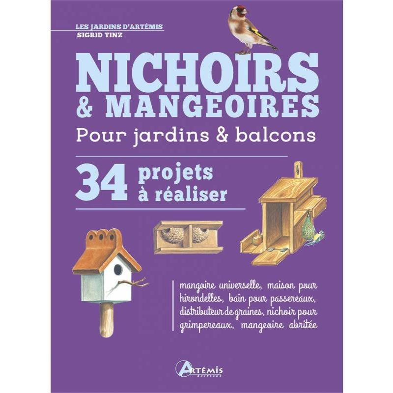 Nichoirs & Mangeoires Pour jardins & balcons - 34 projets à réaliser