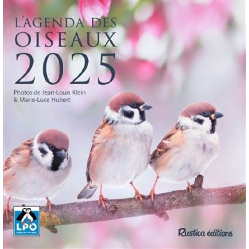 L'agenda des oiseaux 2025 - Rustica éditions