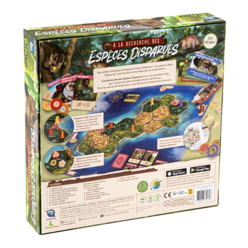 À LA RECHERCHE DES ESPÈCES DISPARUES