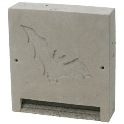 Panneau d'entrée pour chauves-souris à intégrer - Béton de bois - Schwegler (1FE - 747/6)