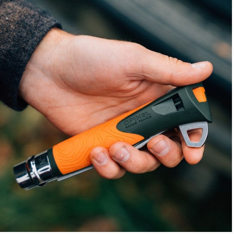 Couteau de poche Opinel "Explore" N°12 - Inox Couteau de poche Opinel "Explore" N°12 - Inox