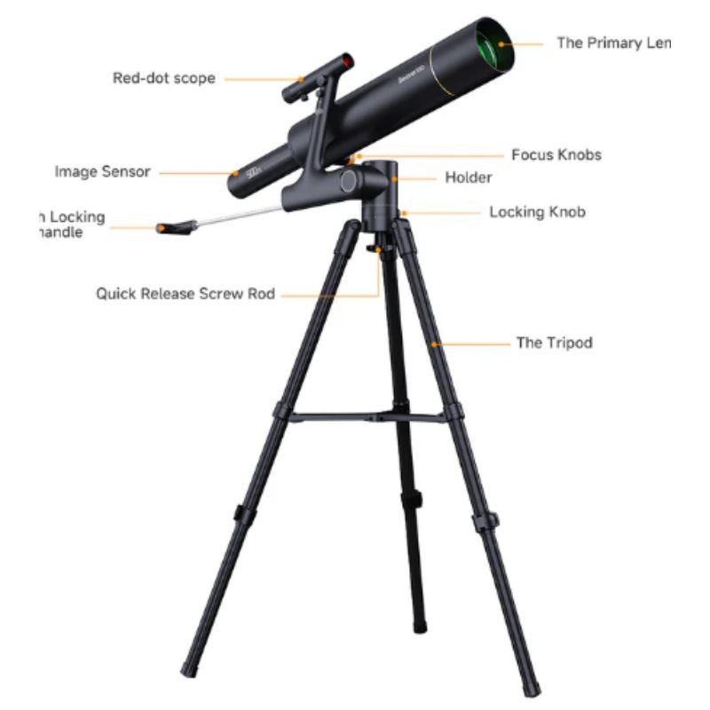 Télescope numérique Beaverlab TW1 Pro - 82/500 Télescope numérique Beaverlab TW1 Pro - 82/500