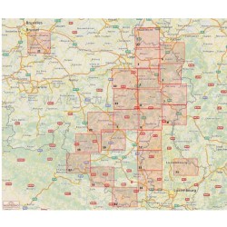 Carte de randonnée - Mini-Ardenne - Pays de Redu