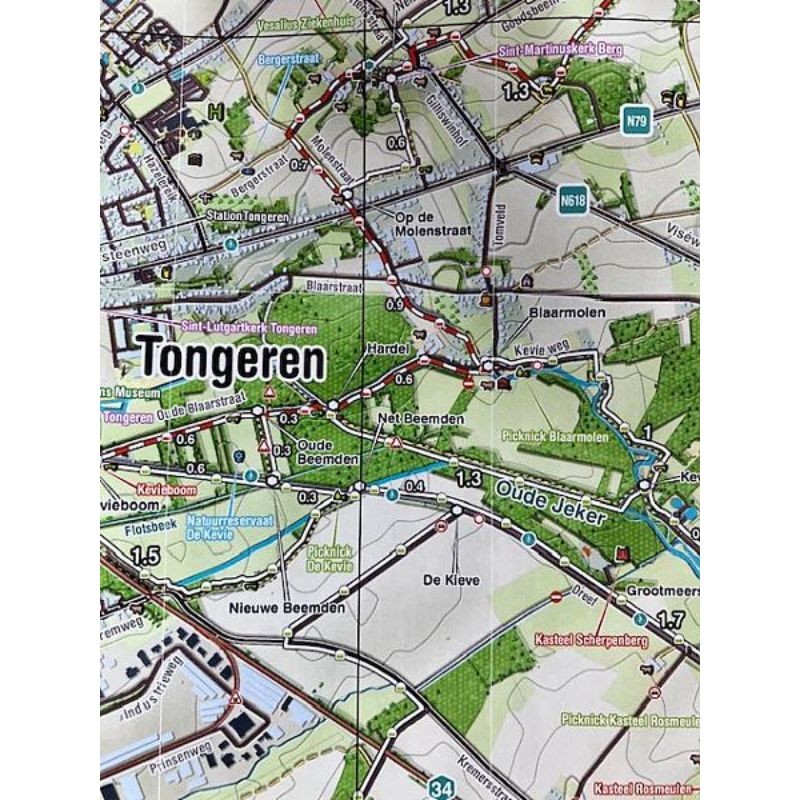 Carte de randonnée - Mini-Ardenne - Tongeren Carte de randonnée - Mini-Ardenne - Tongeren