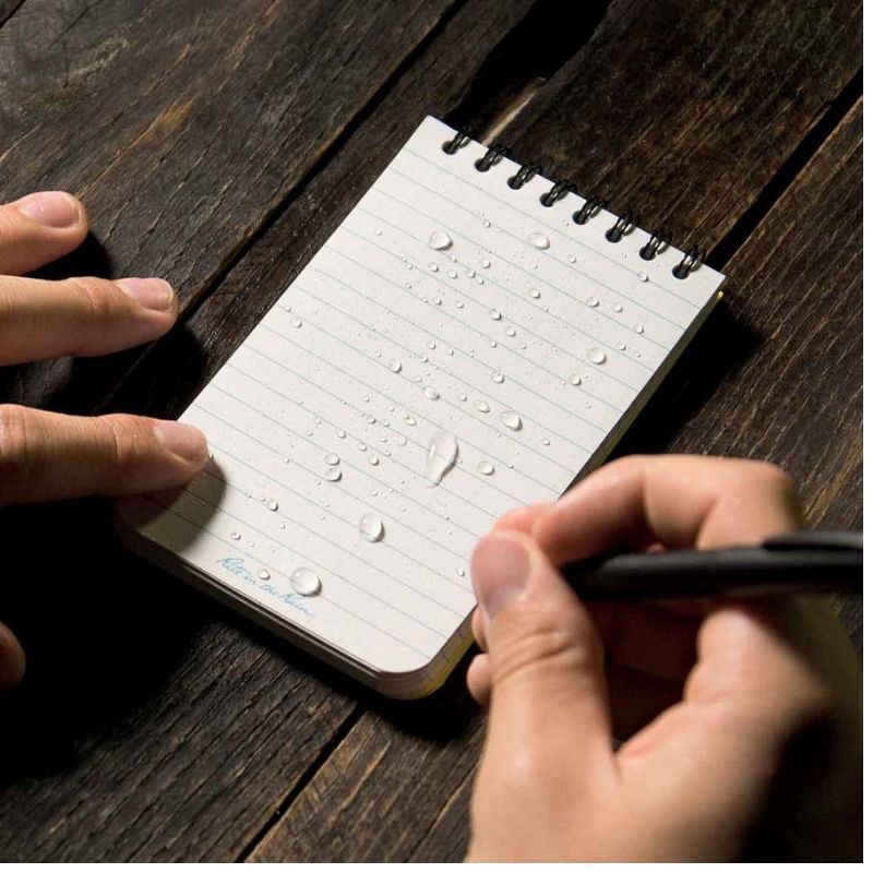 Carnet étanche tout temps 8x13cm