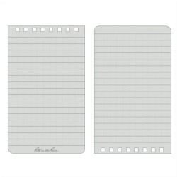 Carnet étanche tout temps 8x13cm