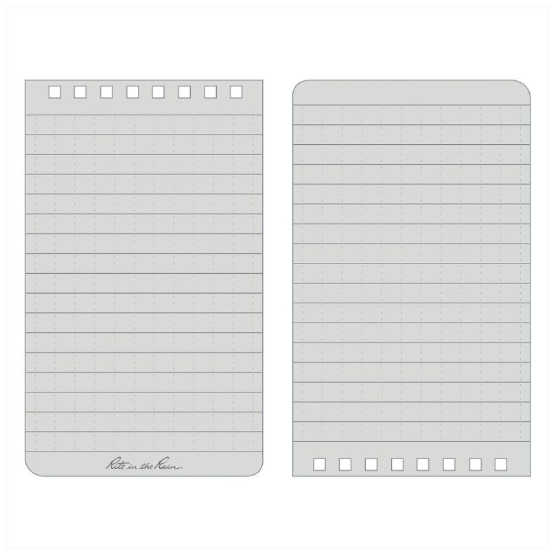 Carnet étanche tout temps 8x13cm