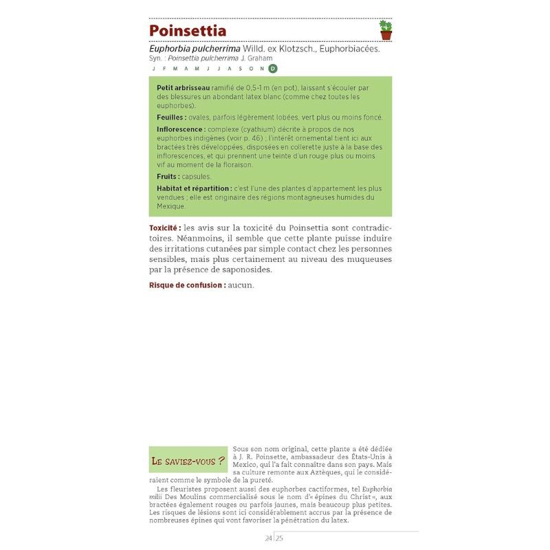 Guide des plantes toxiques et allergisantes