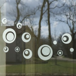 Autocollants anticollisions Billes & Bulles - 2 planches Autocollants anticollisions Billes & Bulles - 2 planches