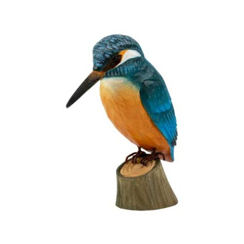 DecoBird Martin-pêcheur d’Europe - Statuette en bois