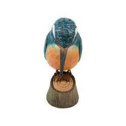 DecoBird Martin-pêcheur d’Europe - Statuette en bois