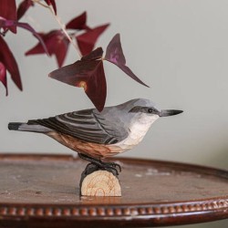 DecoBird Sittelle torchepot - Statuette en bois