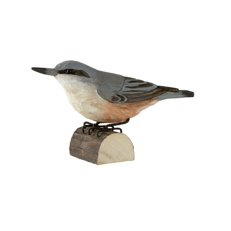 DecoBird Sittelle torchepot - Statuette en bois