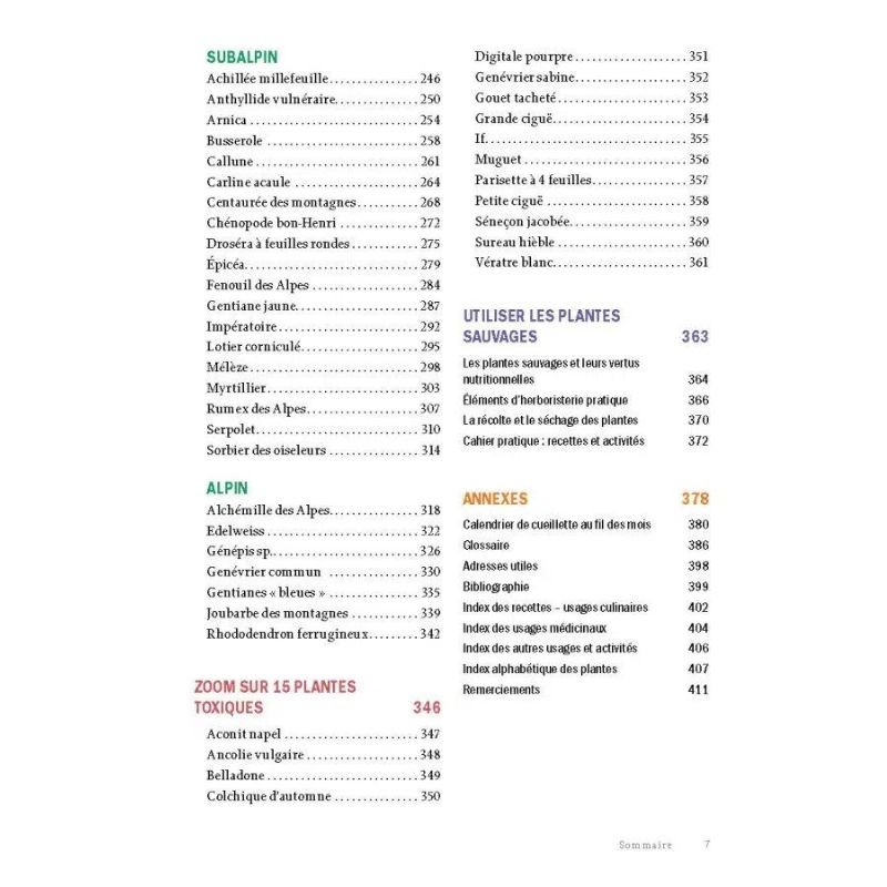 Guide des plantes sauvages en montagne - Découverte, identification, cueillette et usages