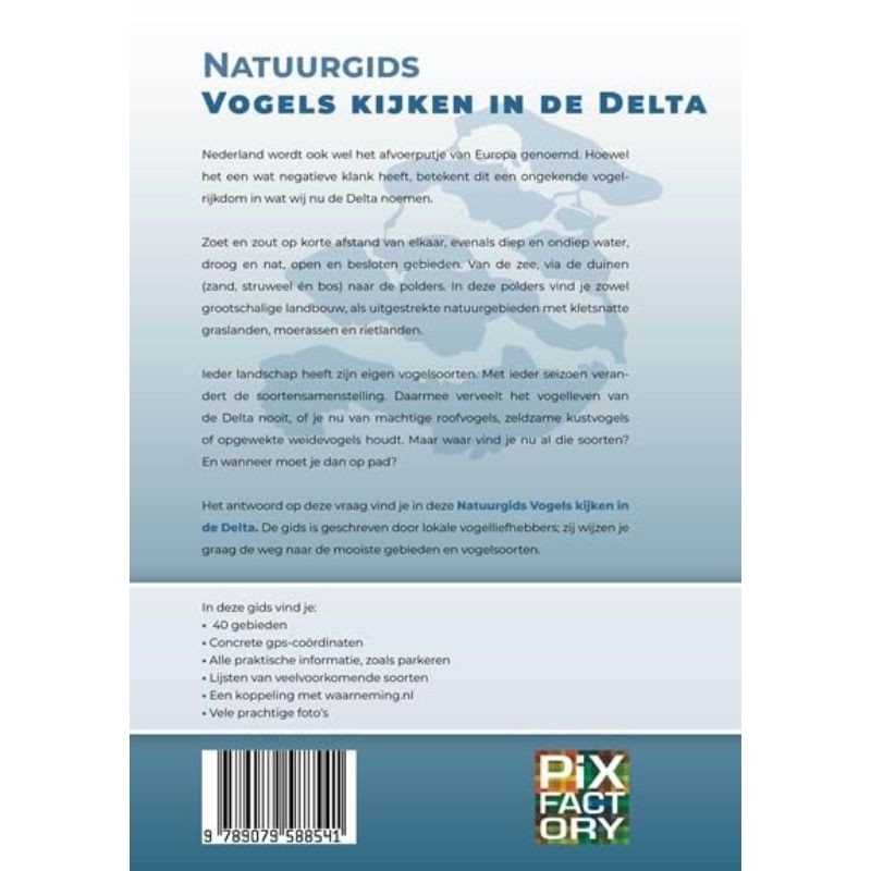 Natuurgids Vogels kijken in de Delta