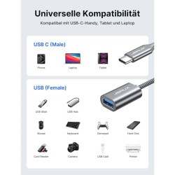 Adaptateur USB-C vers USB 3.0 OTG