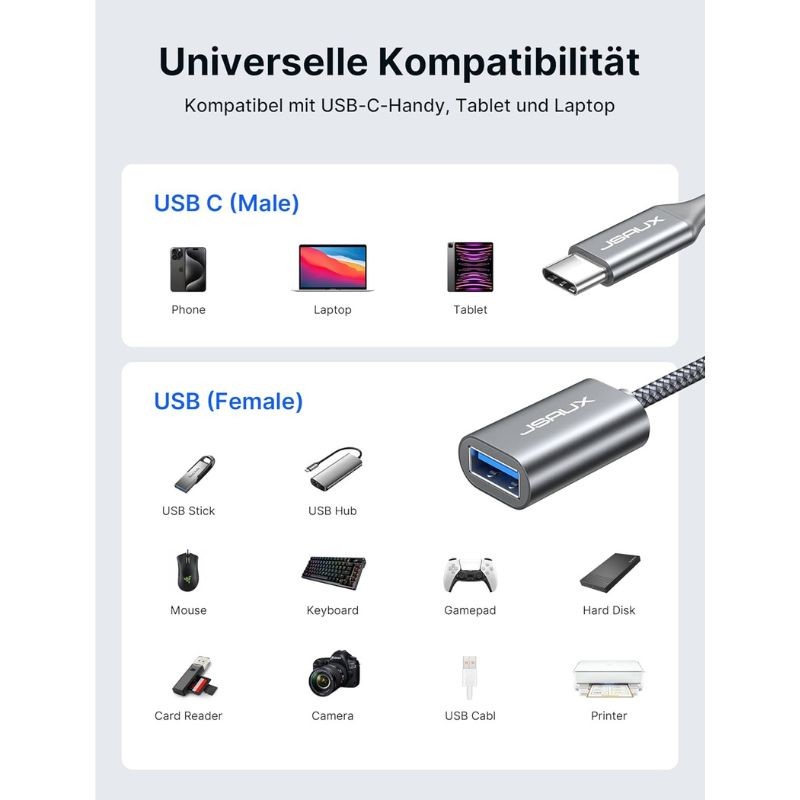 Adaptateur USB-C vers USB 3.0 OTG