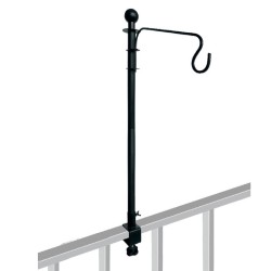 Poteau porte mangeoire pour balcon Poteau porte mangeoire pour balcon