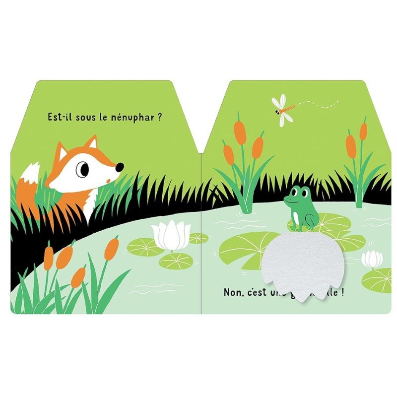 Cache-cache petit renard - Livre matière