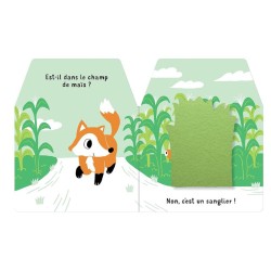 Cache-cache petit renard - Livre matière