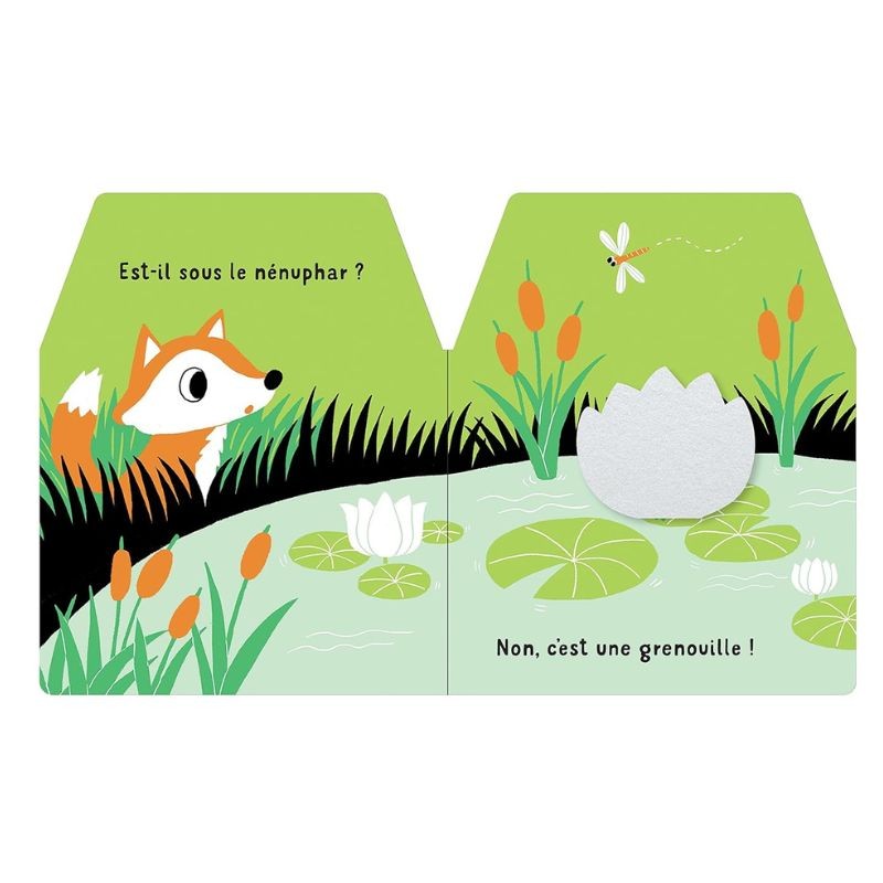 Cache-cache petit renard - Livre matière