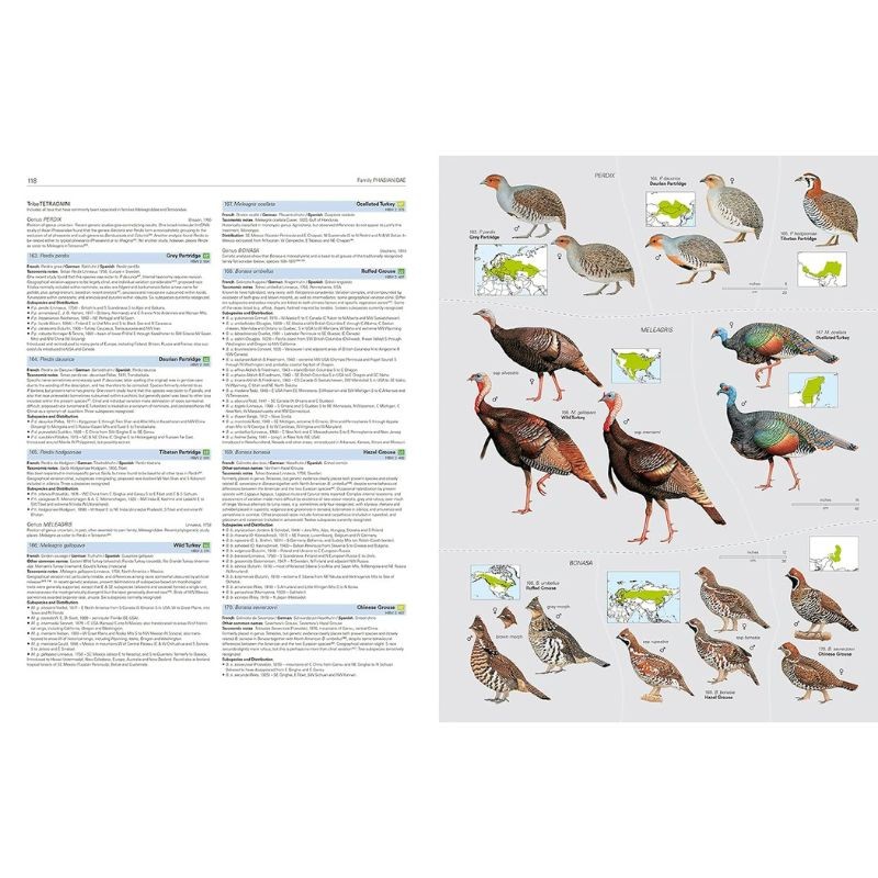 HBW and BirdLife Int. Illustrated Checklist of the Birds of the World - Volume 1 Non-Passerines