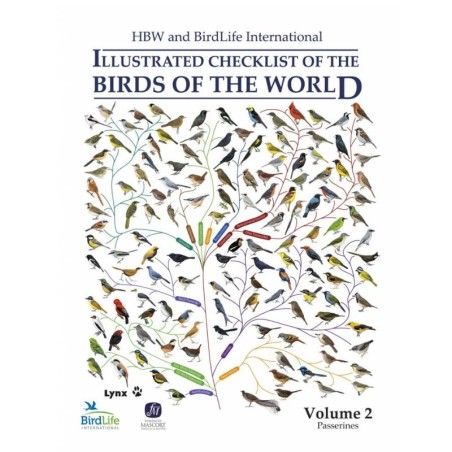 HBW and BirdLife Int. Illustrated Checklist of the Birds of the World - Volume 2 Passerines