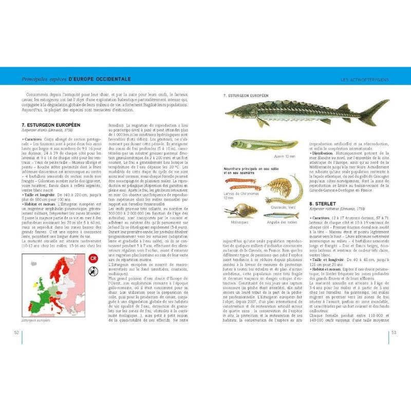 Poissons d'eau douce - Europe occidentale  tempérée et Scandinavie