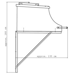 Nichoir pour Faucon pèlerin et fixation murale - Schwegler (305/8 et 308/9)