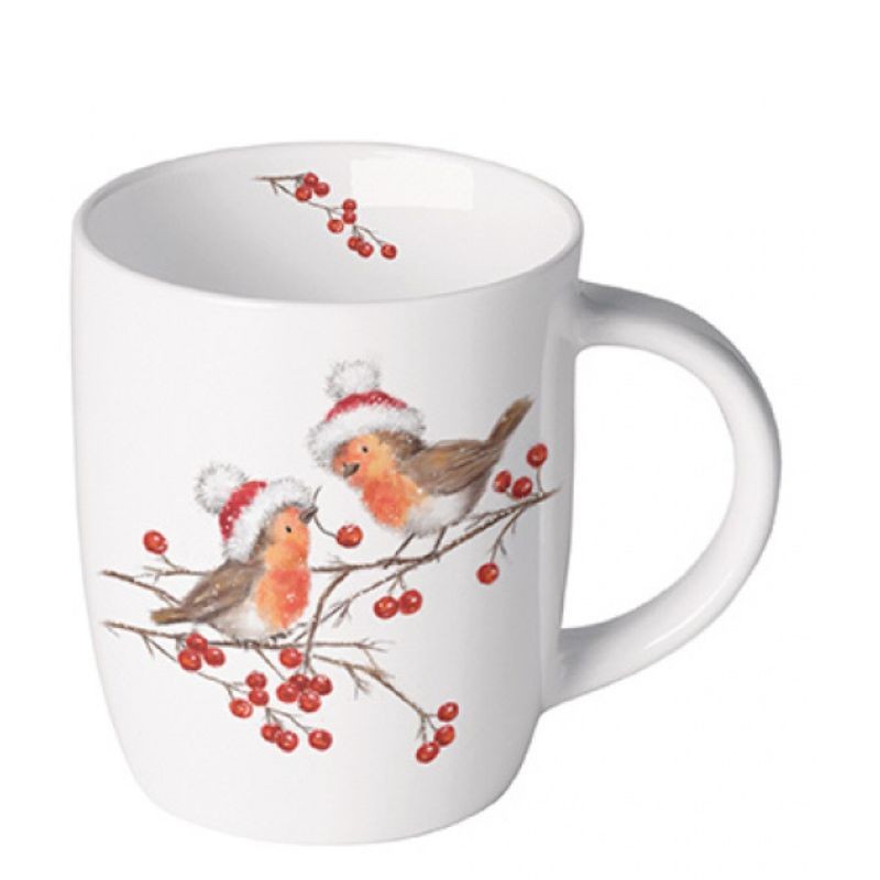 Mug "Rouges-gorges de Noël" - Petit