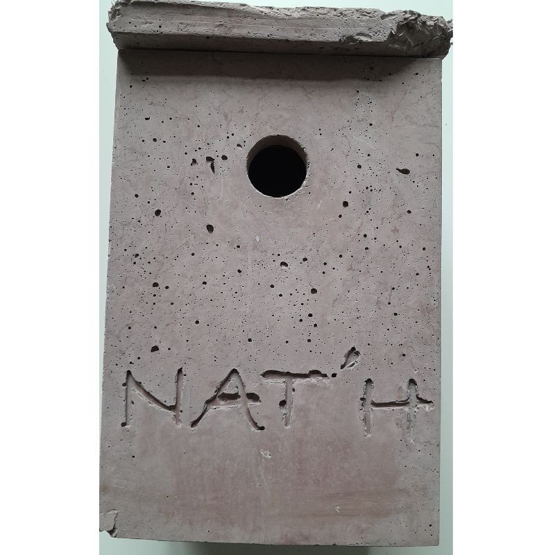 Nichoir en béton de bois pour Mésanges charbonnières - 32 mm