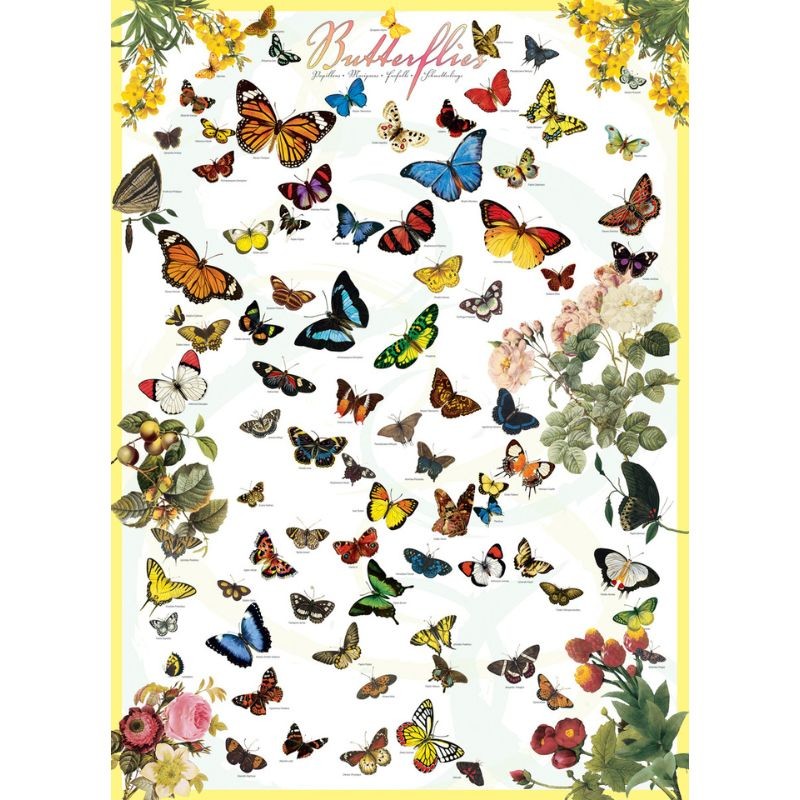 Puzzles - Papillons - 1000 pièces