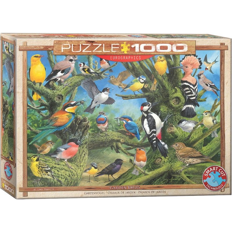 Puzzle - Les oiseaux du jardin - 1000 pièces