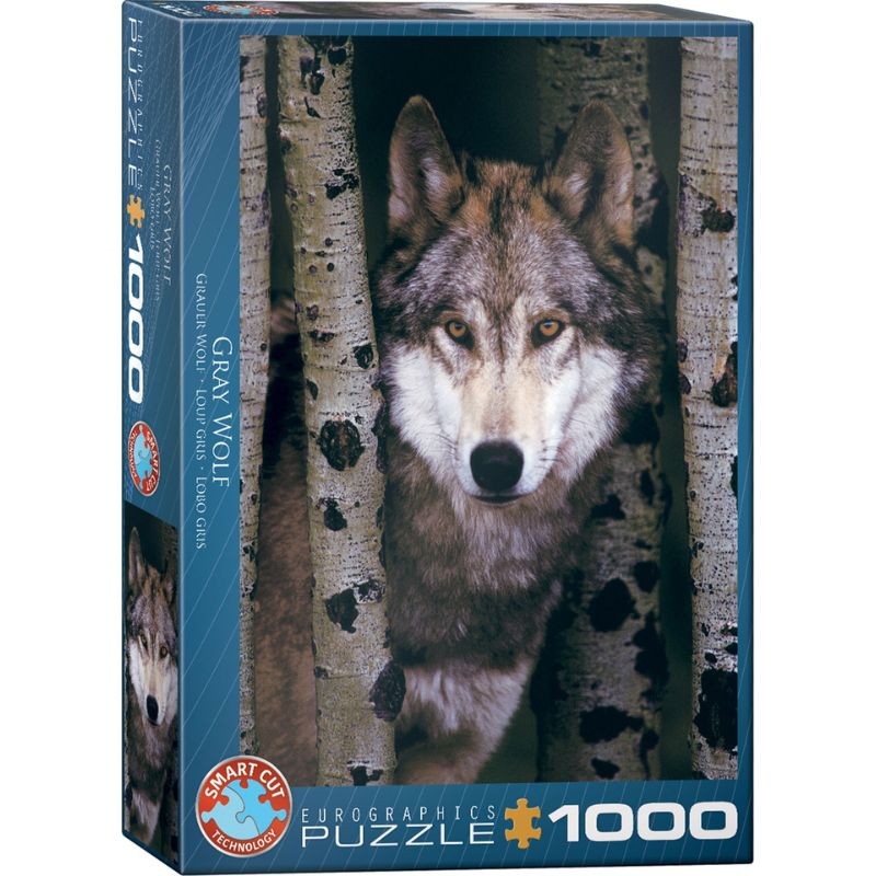 Puzzle - Loup gris - 1000 pièces