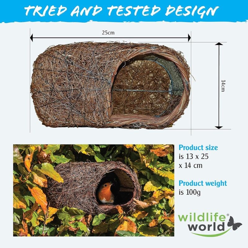 Nichoir en poche Simon King - Ouvert - Broussailles
