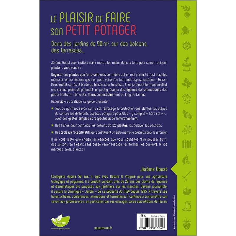 Le plaisir de faire son petit potager - Dans des jardins de 50 m2, sur des balcons, des terrasses...